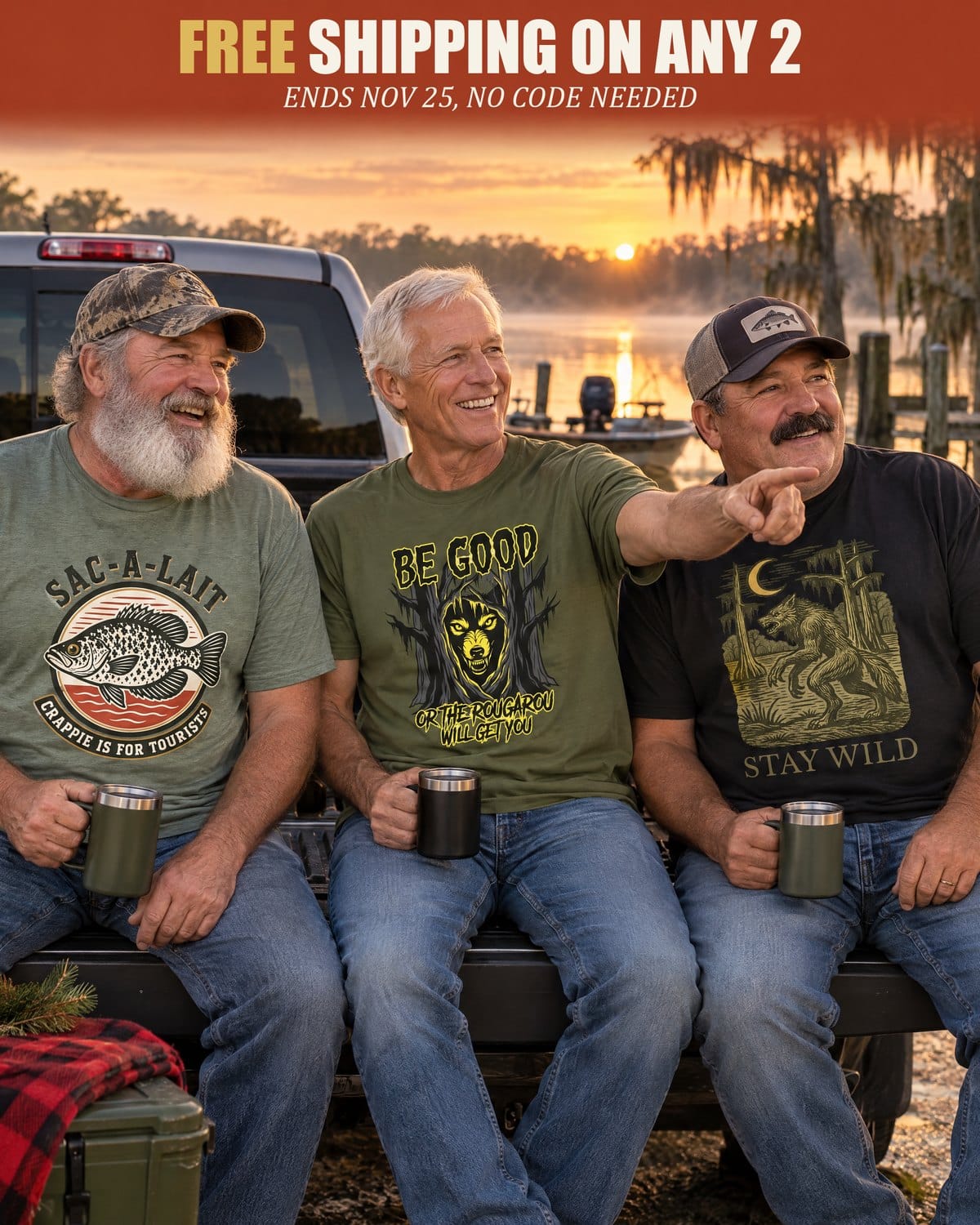 Early Black Friday: free shipping on any 2 shirts