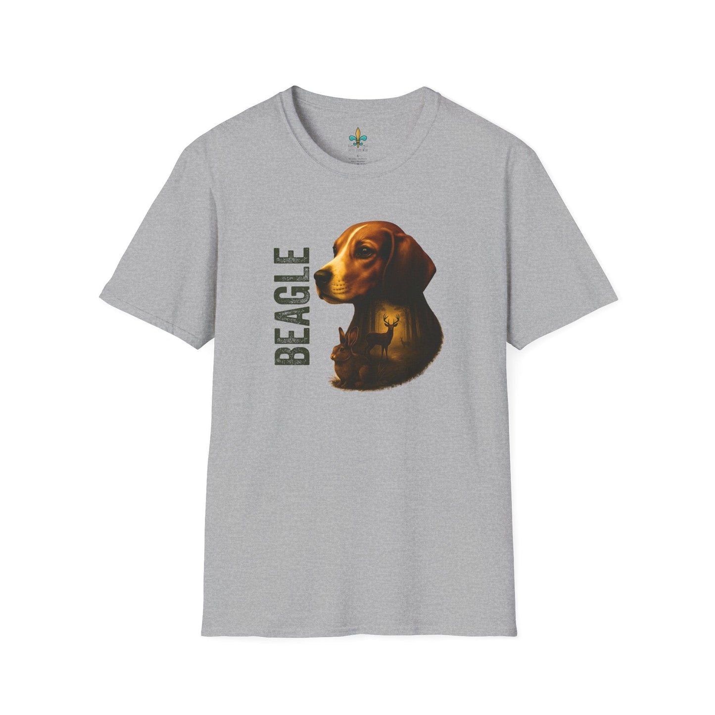 Sport Grey / S Louisiana "Beagle" – Louisiana Hunting Dog T-Shirt by Laissez Faire Wear