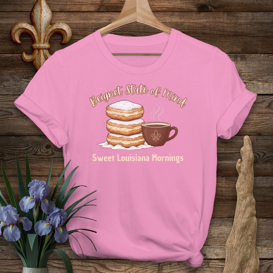 S / Azalea Louisiana Beignet State of Mind T-Shirt by Laissez Faire Wear