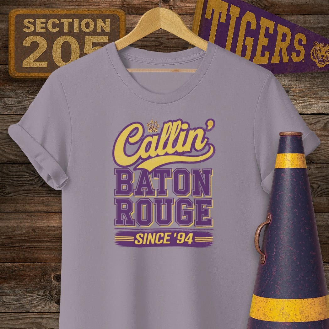 S / Paragon Louisiana Callin' Baton Rouge Game Day T-Shirt by Laissez Faire Wear