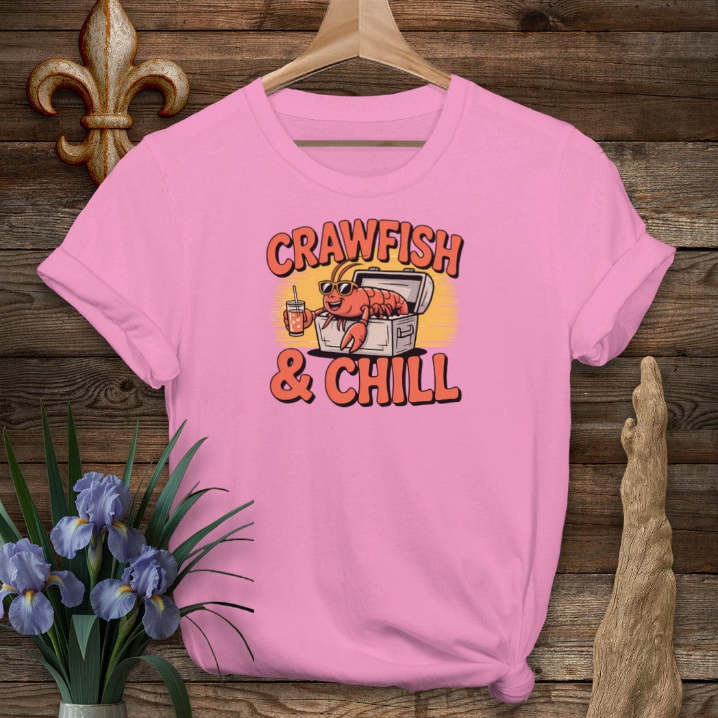 S / Azalea Louisiana Crawfish and Chill T-Shirt by Laissez Faire Wear
