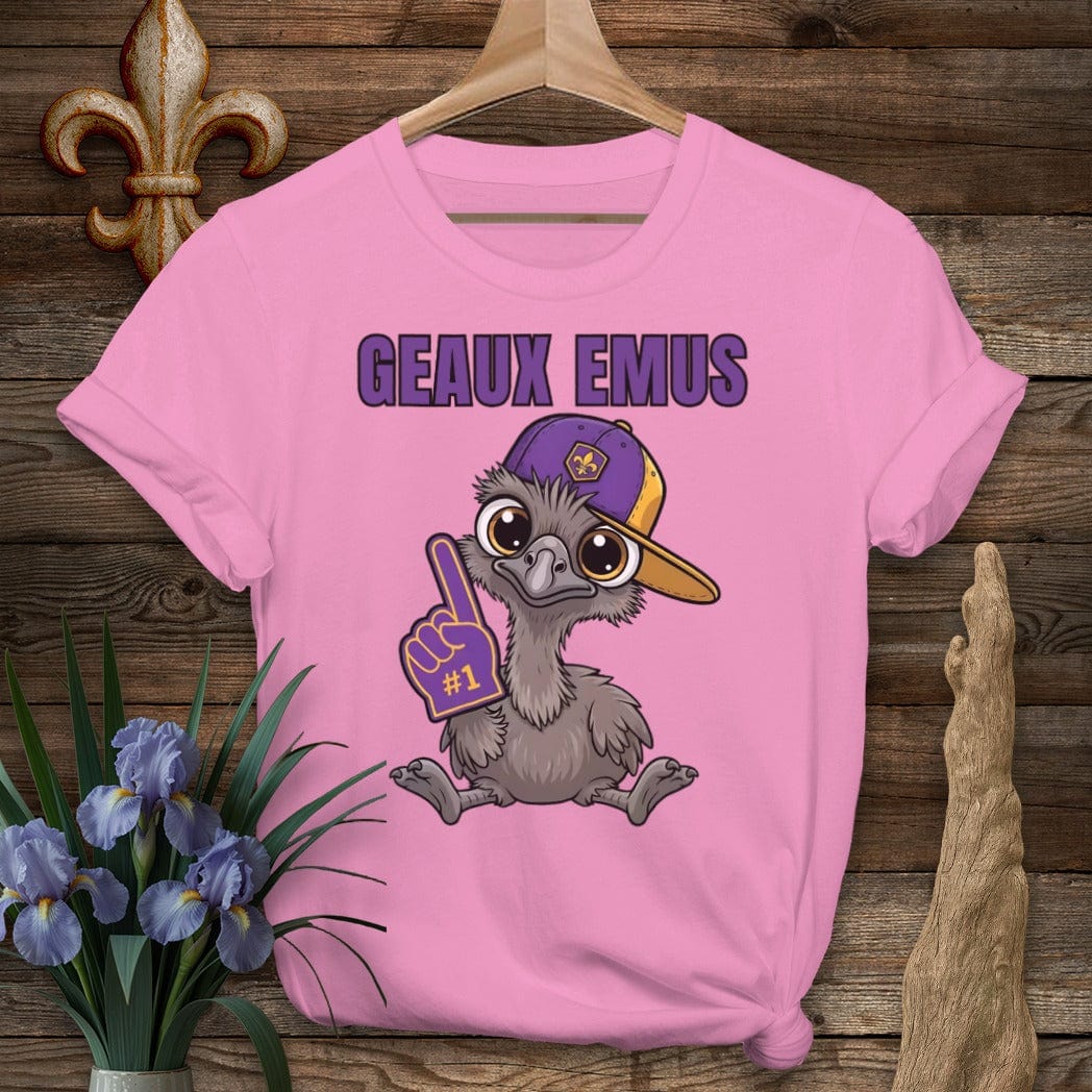S / Azalea Louisiana Geaux Emus Farm T-Shirt by Laissez Faire Wear