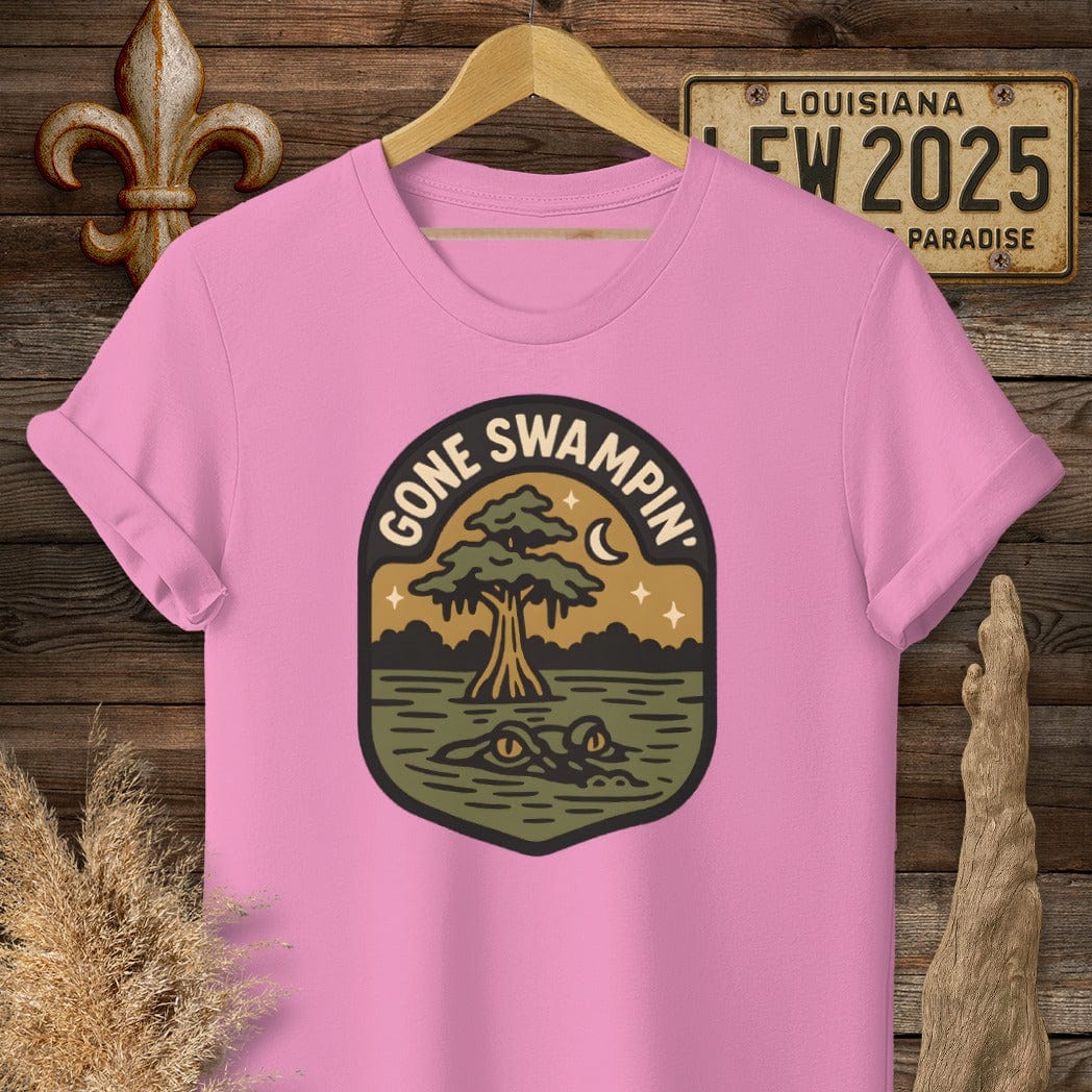 S / Azalea Louisiana Gone Swampin' T-Shirt by Laissez Faire Wear