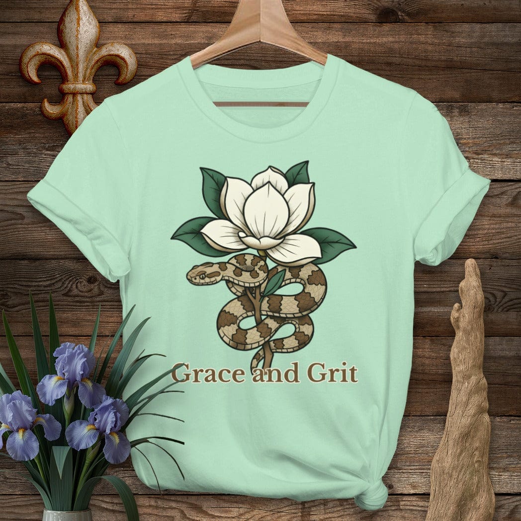 S / Mint Green Louisiana Grace & Grit T-Shirt by Laissez Faire Wear