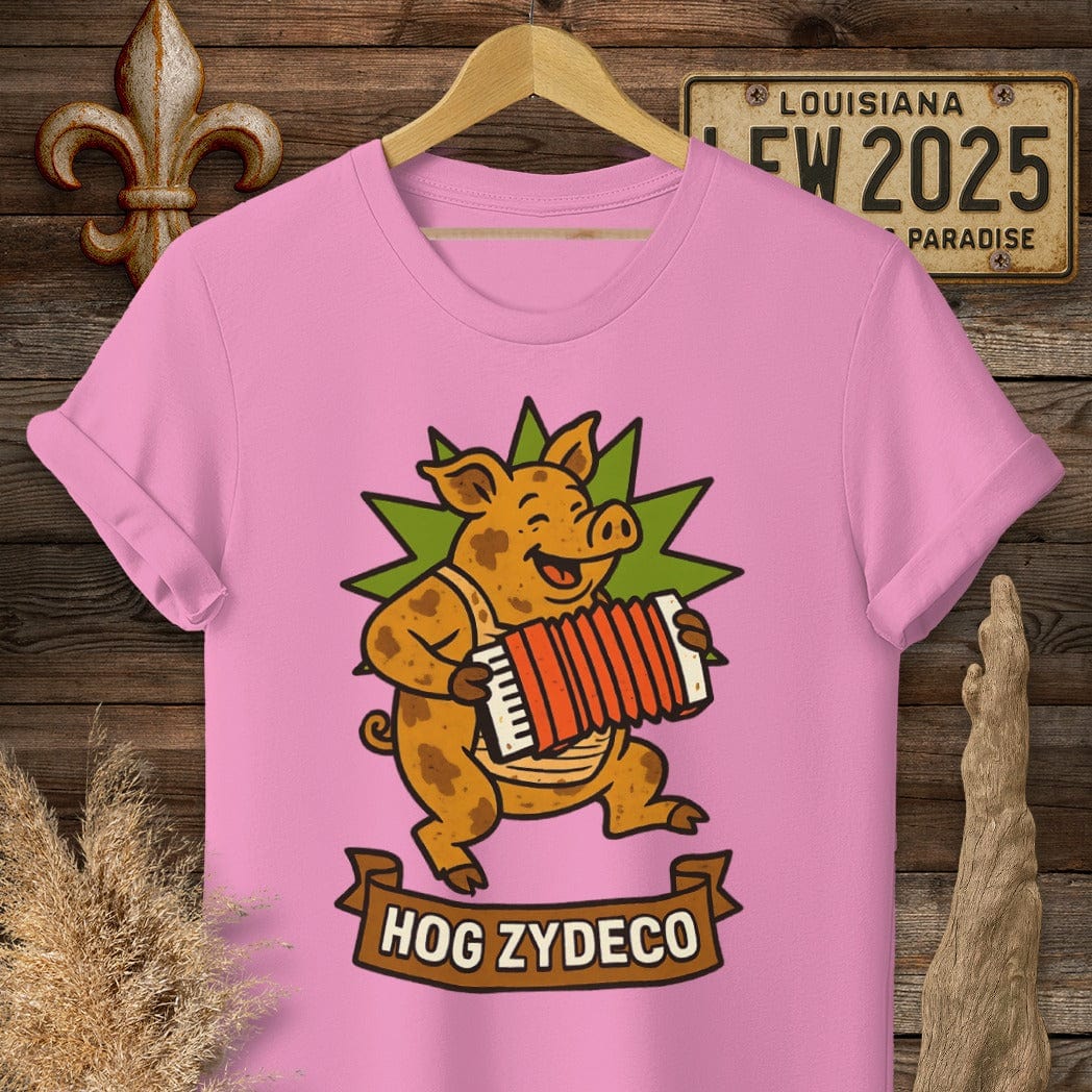 S / Azalea Louisiana Hog Zydeco T-Shirt by Laissez Faire Wear