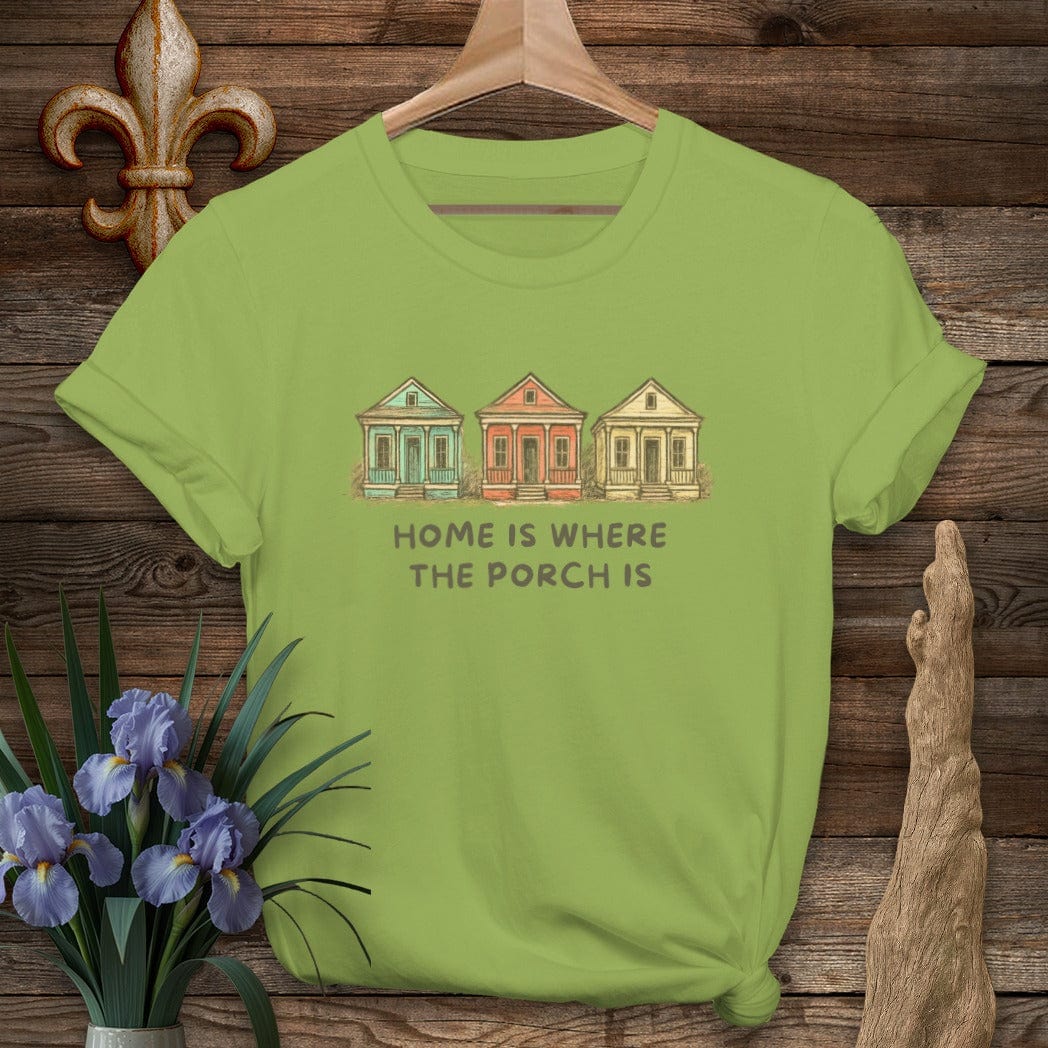 S / Kiwi Louisiana Home T-Shirt by Laissez Faire Wear