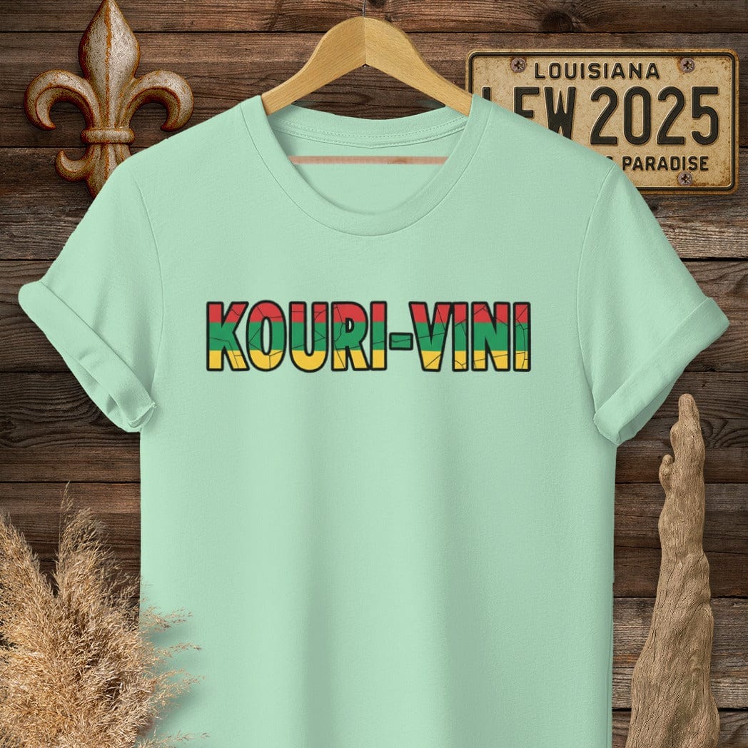 S / Mint Green Louisiana Kouri-Vini T-Shirt by Laissez Faire Wear