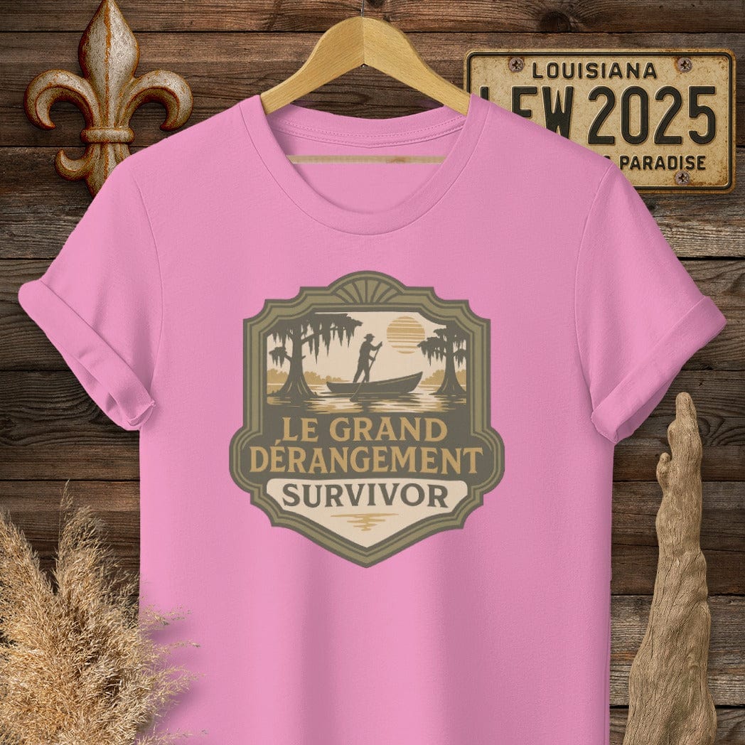 S / Azalea Louisiana Le Grand Derangement Survivor T-Shirt by Laissez Faire Wear