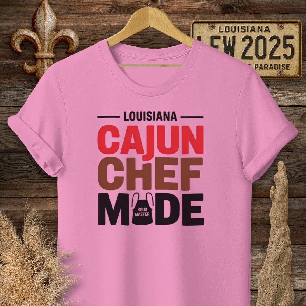 S / Azalea Louisiana Louisiana Cajun Chef Mode T-Shirt by Laissez Faire Wear