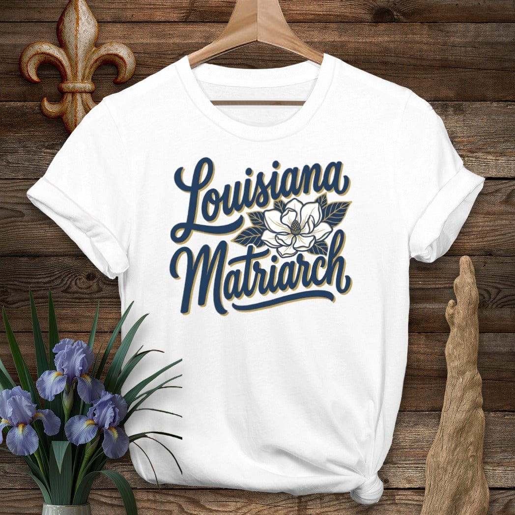 S / White Louisiana Louisiana Matriarch T=Shirt by Laissez Faire Wear