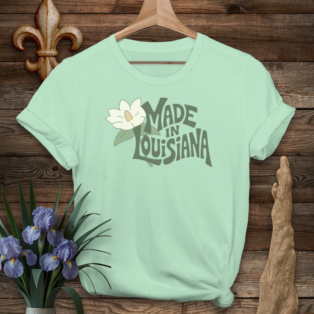 S / Mint Green Louisiana Made in Louisiana T-Shirt by Laissez Faire Wear