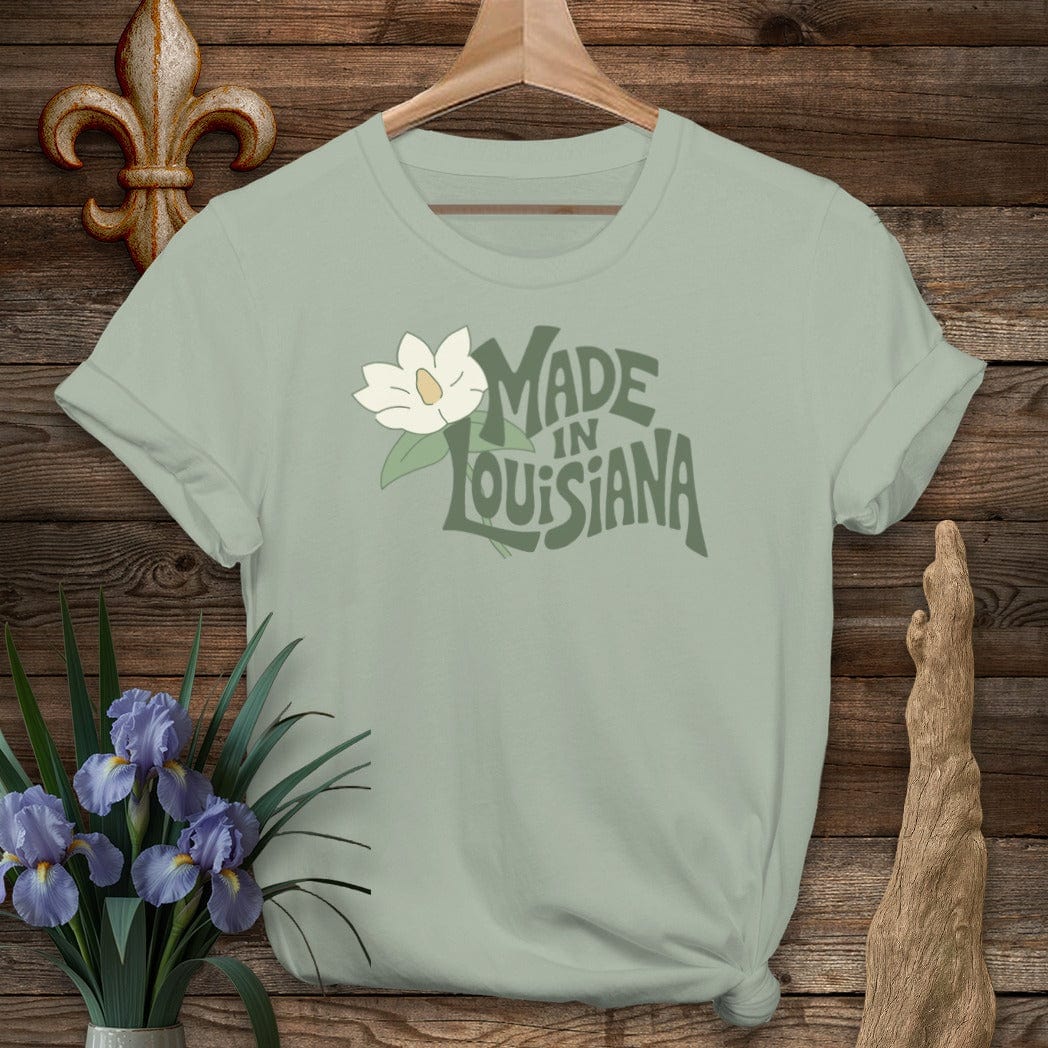 S / Sage Louisiana Made in Louisiana T-Shirt by Laissez Faire Wear