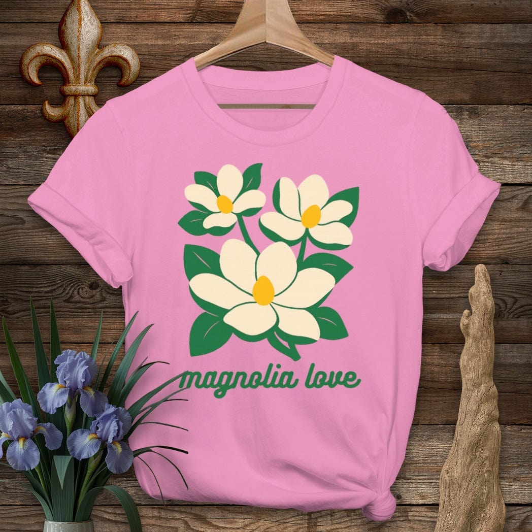 S / Azalea Louisiana Magnolia Love T-Shirt by Laissez Faire Wear