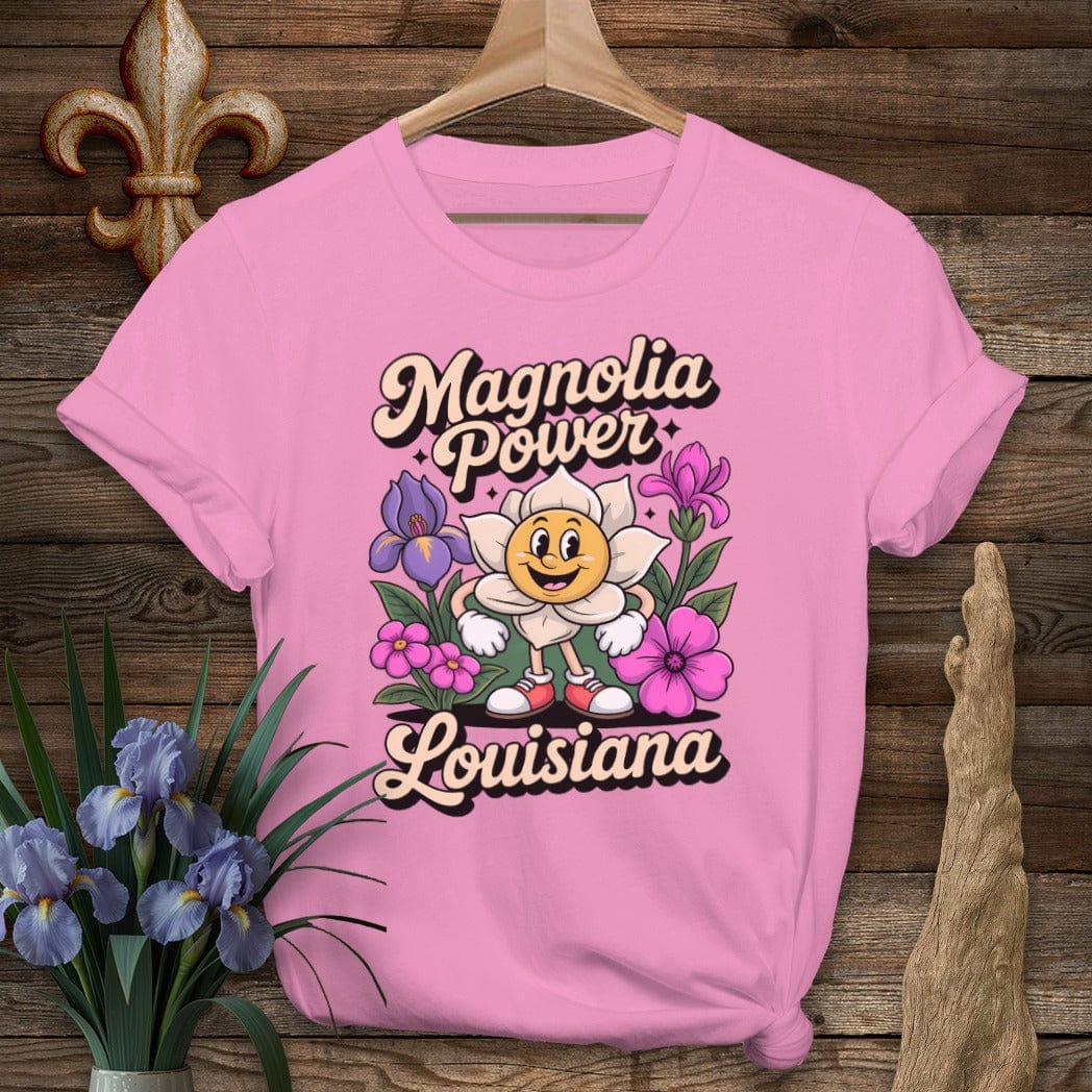 S / Azalea Louisiana Magnolia Power T-Shirt by Laissez Faire Wear