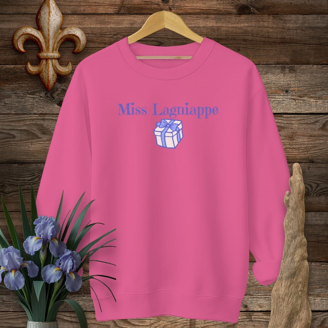 S / Heliconia Louisiana Miss Lagniappe Sweatshirt by Laissez Faire Wear