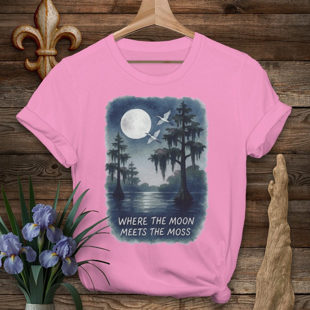 S / Azalea Louisiana Moon Meets Moss T-Shirt by Laissez Faire Wear