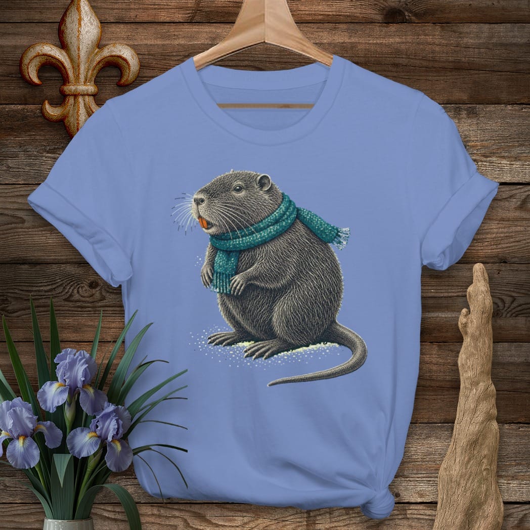 S / Iris Louisiana Nutria Cold Snap T-Shirt by Laissez Faire Wear