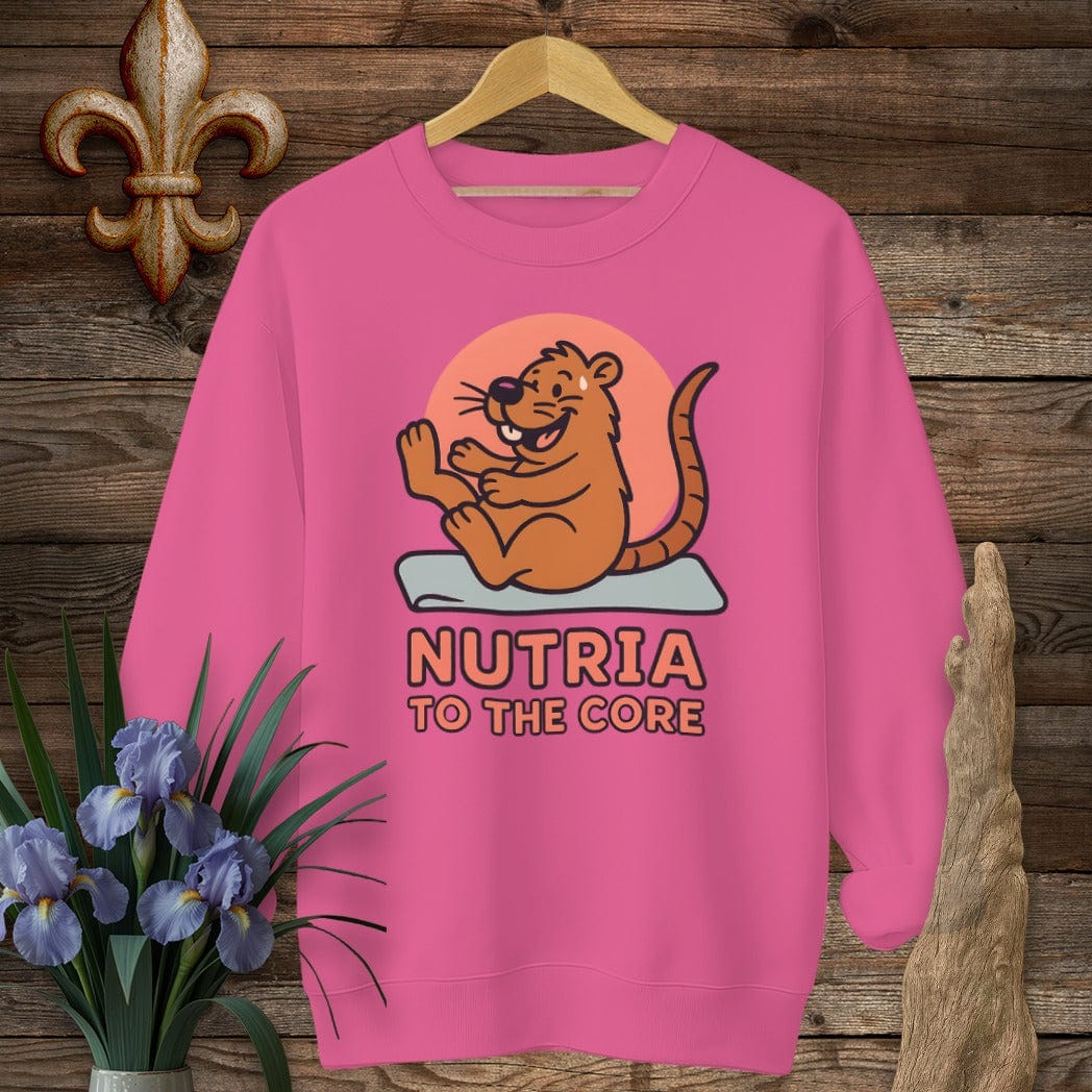 S / Heliconia Louisiana Nutria to the Core Sweatshirt by Laissez Faire Wear