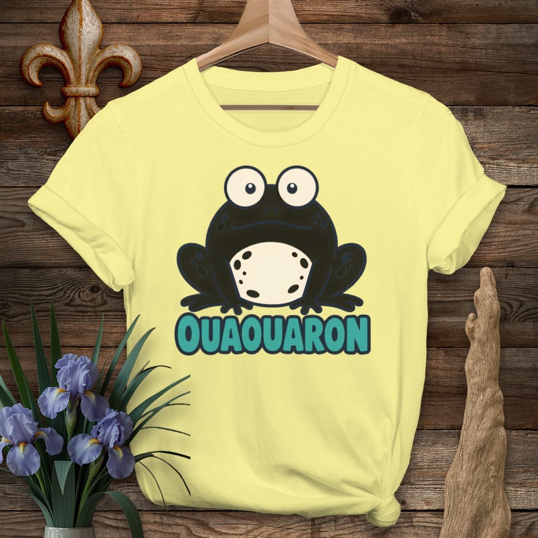 S / Cornsilk Louisiana Ouaouaron T-Shirt by Laissez Faire Wear