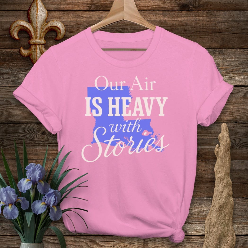 S / Azalea Louisiana Our Air is Heavy with Stories T-Shirt by Laissez Faire Wear