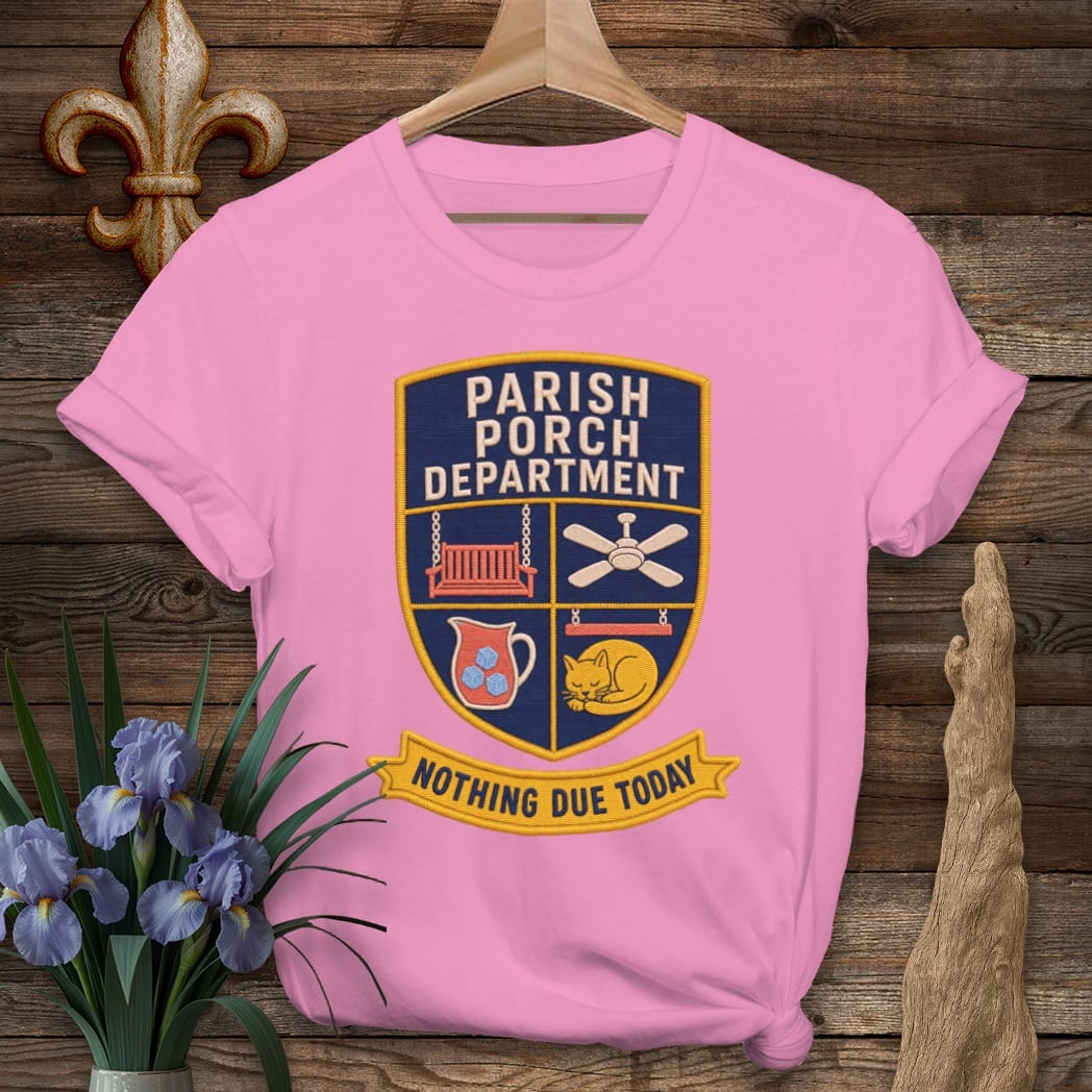 S / Azalea Louisiana Parish Porch Department T-Shirt by Laissez Faire Wear