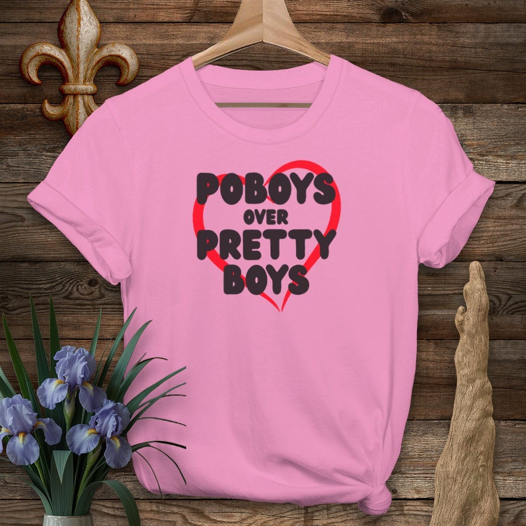 T-Shirt / S / Azalea Louisiana Poboys Over Pretty Boys T-Shirt by Laissez Faire Wear