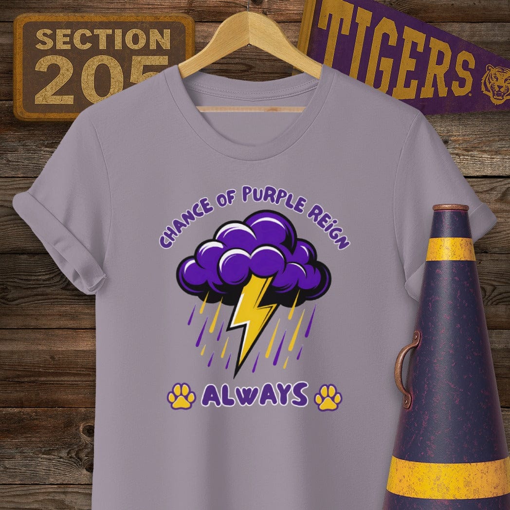 S / Paragon Louisiana Purple Reign Game Day T-Shirt by Laissez Faire Wear