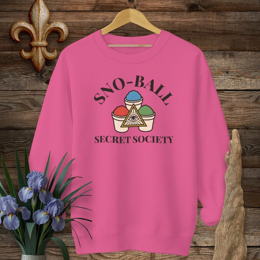 S / Heliconia Louisiana Sno-Ball Secret Society Sweatshirt by Laissez Faire Wear