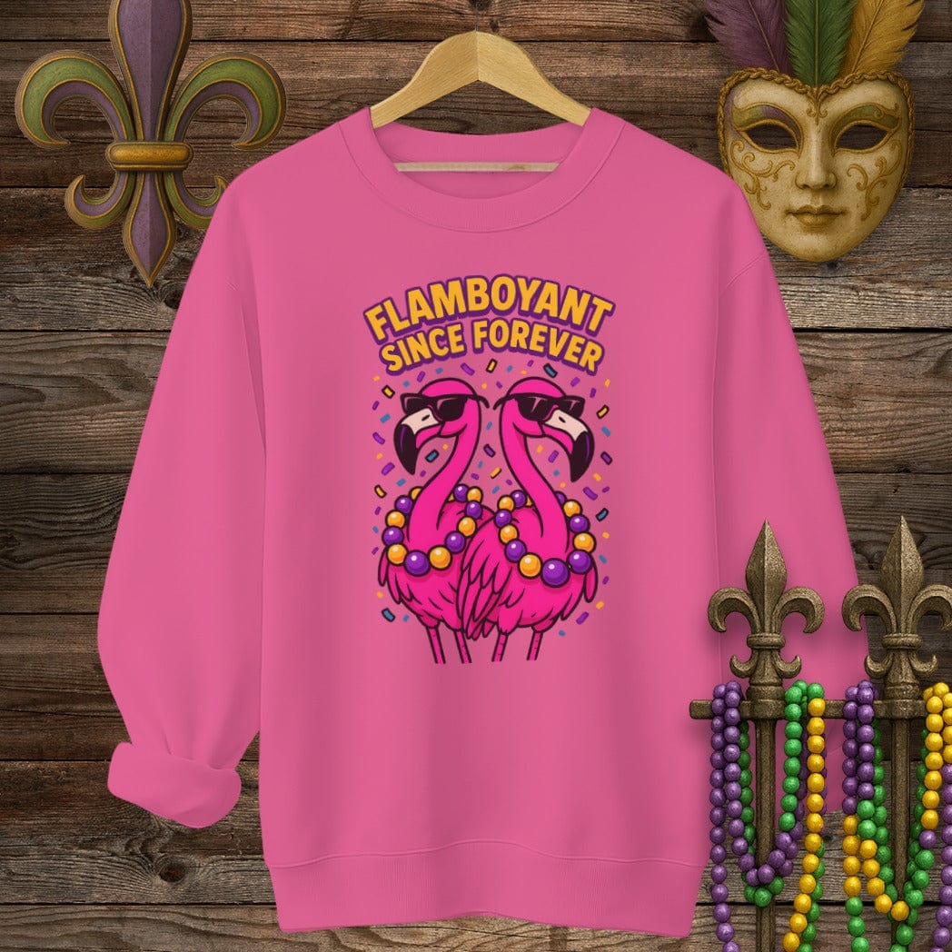 S / Heliconia Louisiana Spanish Town Sweatshirt by Laissez Faire Wear