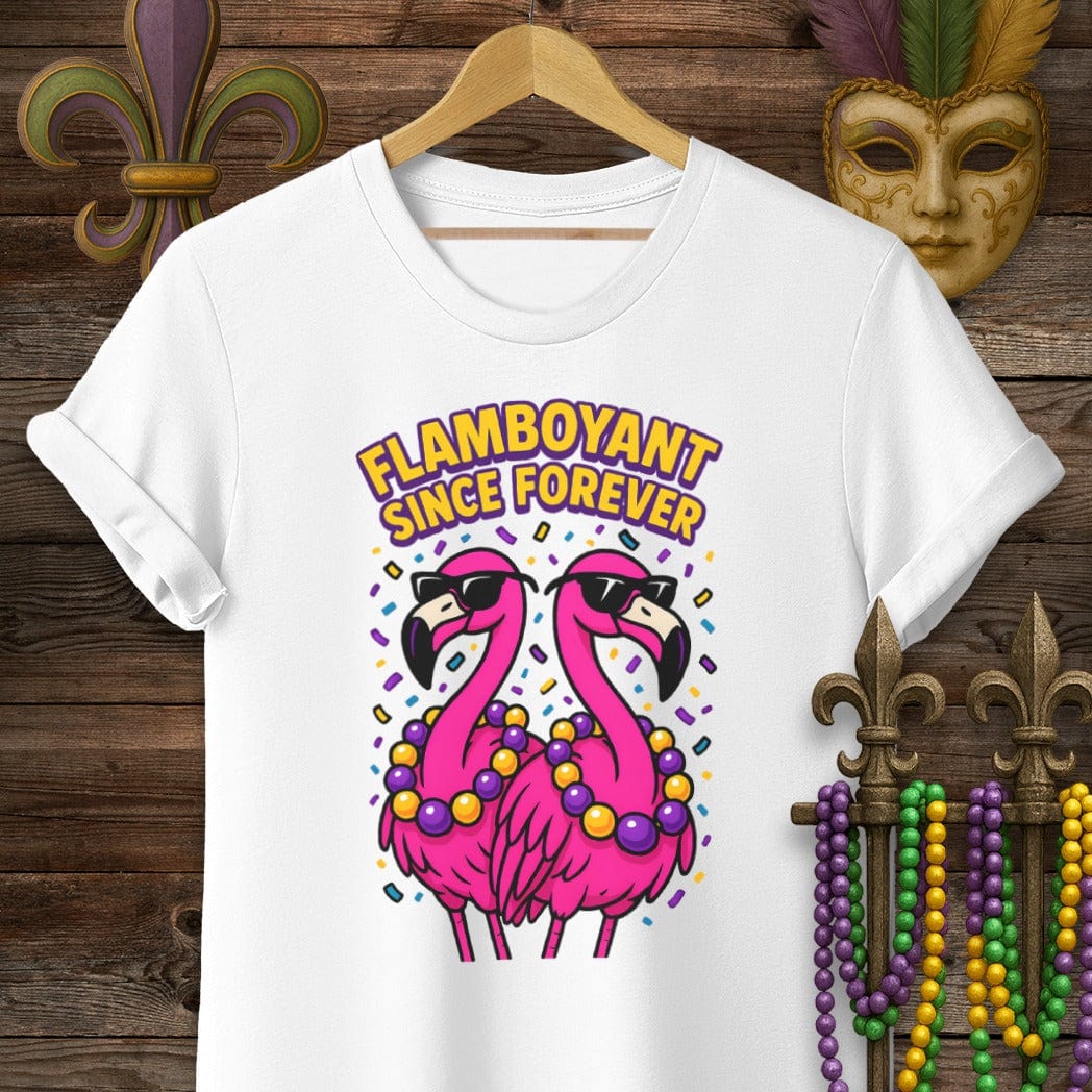 S / White Louisiana Spanish Town T-Shirt by Laissez Faire Wear