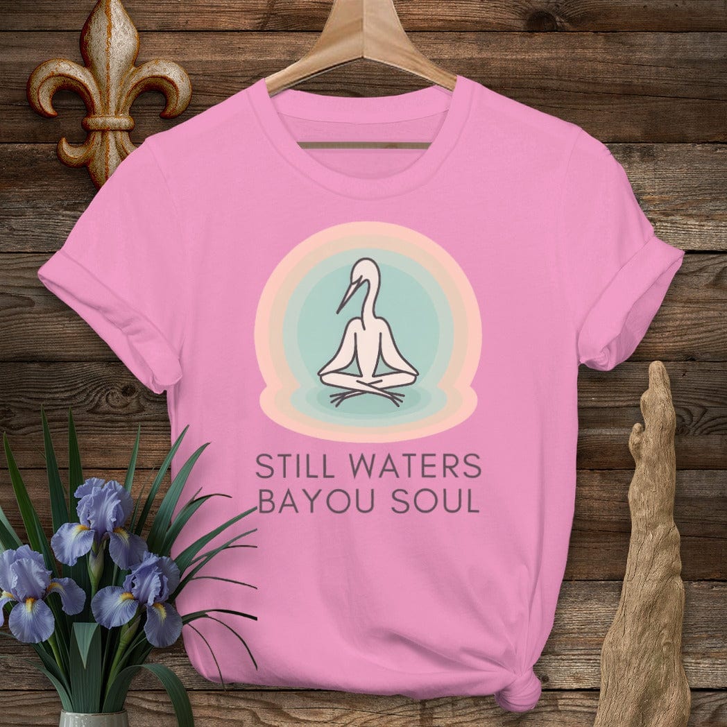 S / Azalea Louisiana Still Waters Bayou Soul Zen T-Shirt by Laissez Faire Wear
