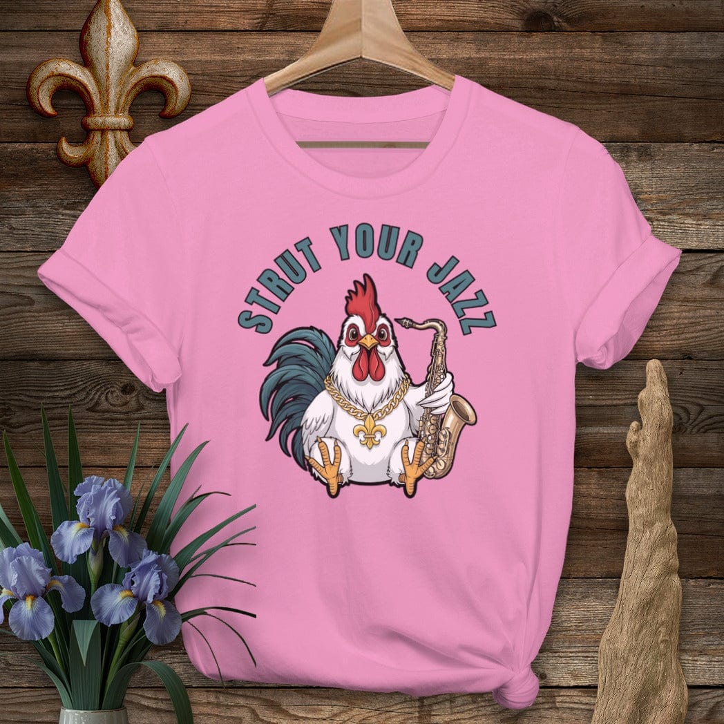 S / Azalea Louisiana Strut Your Jazz Farm T-Shirt by Laissez Faire Wear