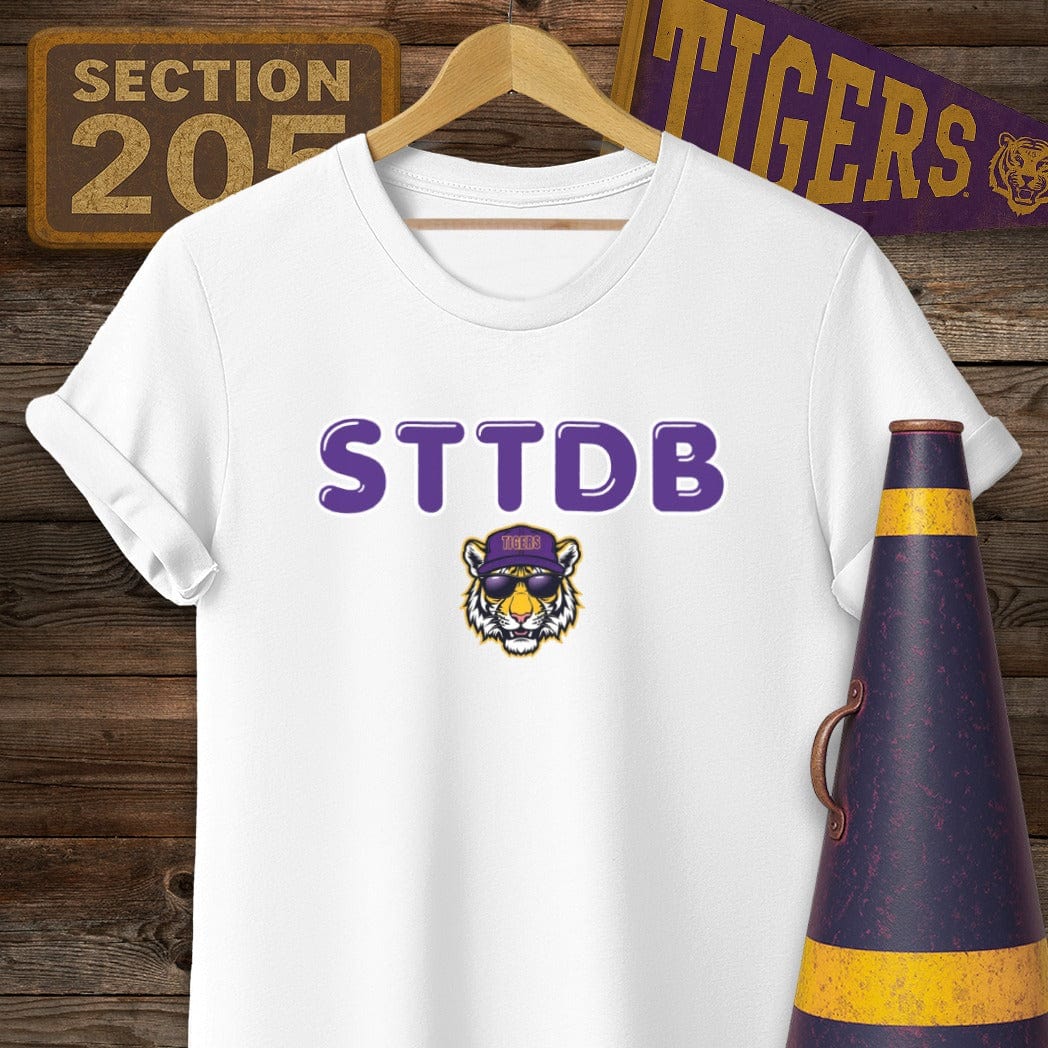 S / White Louisiana STTDB Game Day T-Shirt by Laissez Faire Wear
