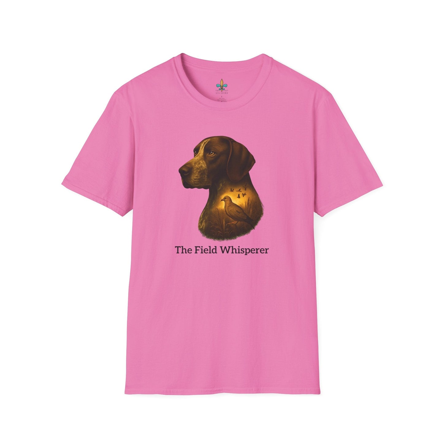 Azalea / S Louisiana "The Field Whisperer" – German Shorthaired Pointer Louisiana Hunting Dog T-Shirt by Laissez Faire Wear