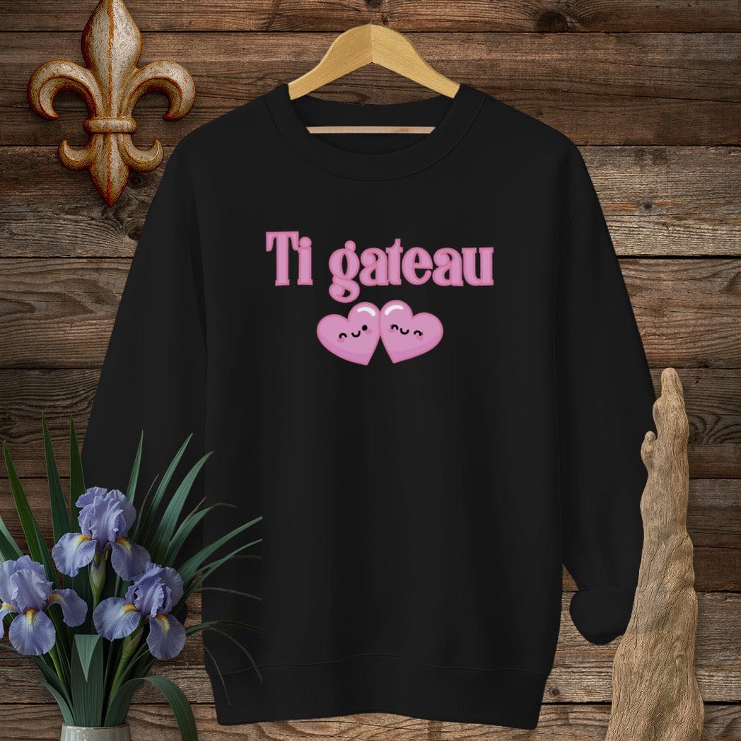 S / Black Louisiana Ti Gateau Sweatshirt by Laissez Faire Wear
