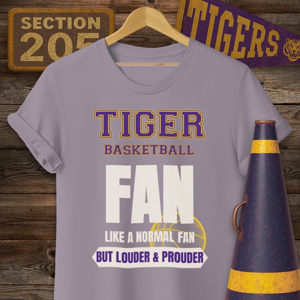 S / Paragon Louisiana Tiger Basketball Fan T-Shirt by Laissez Faire Wear