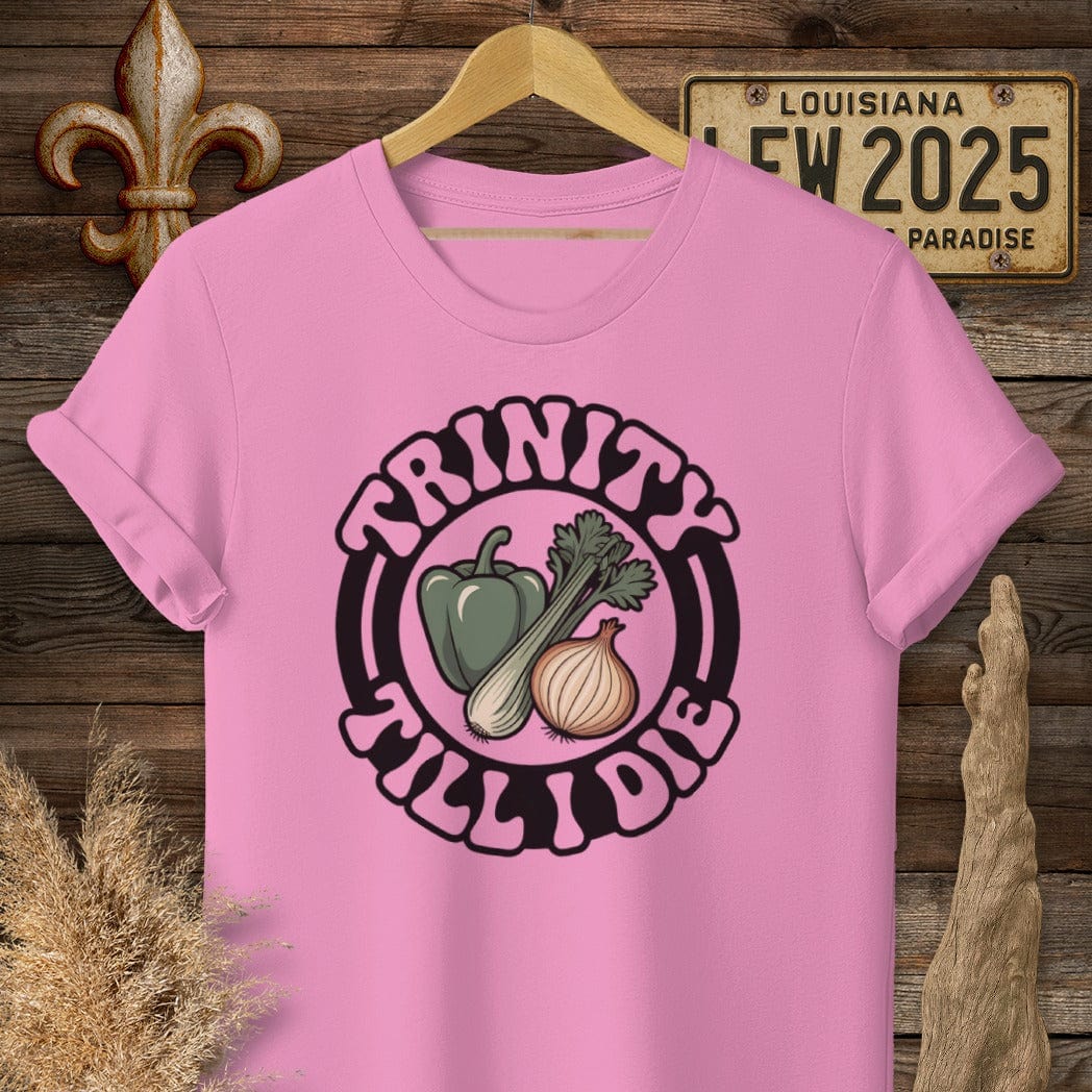 S / Azalea Louisiana Trinity Till I Die T-Shirt by Laissez Faire Wear