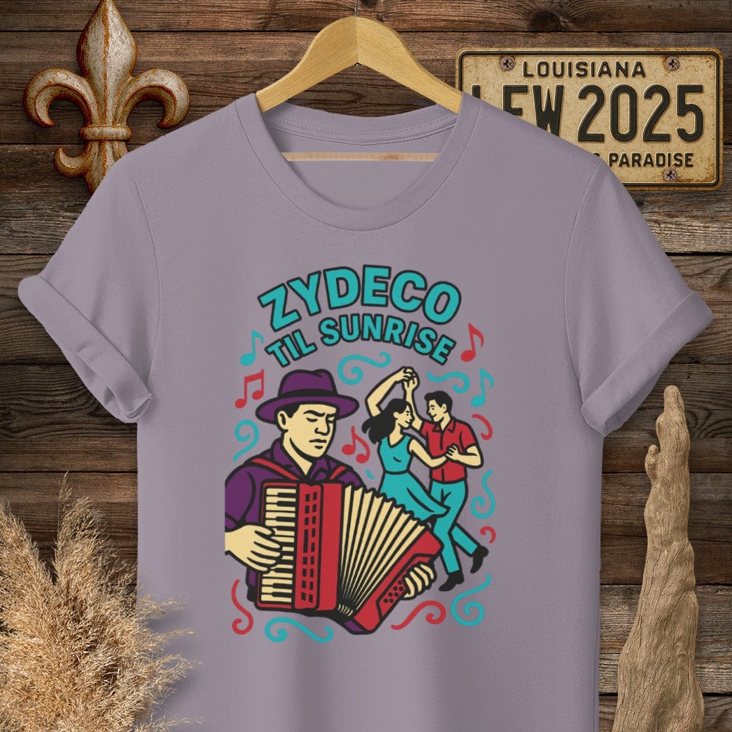 S / Paragon Louisiana Zydeco Til Sunrise T-Shirt by Laissez Faire Wear