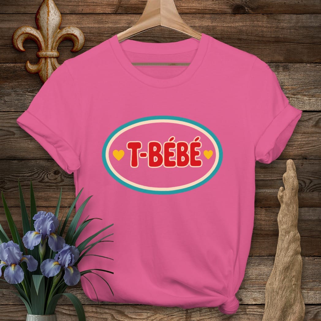 Heliconia / S Louisiana T-Bébé Badge T-Shirt by Laissez Faire Wear
