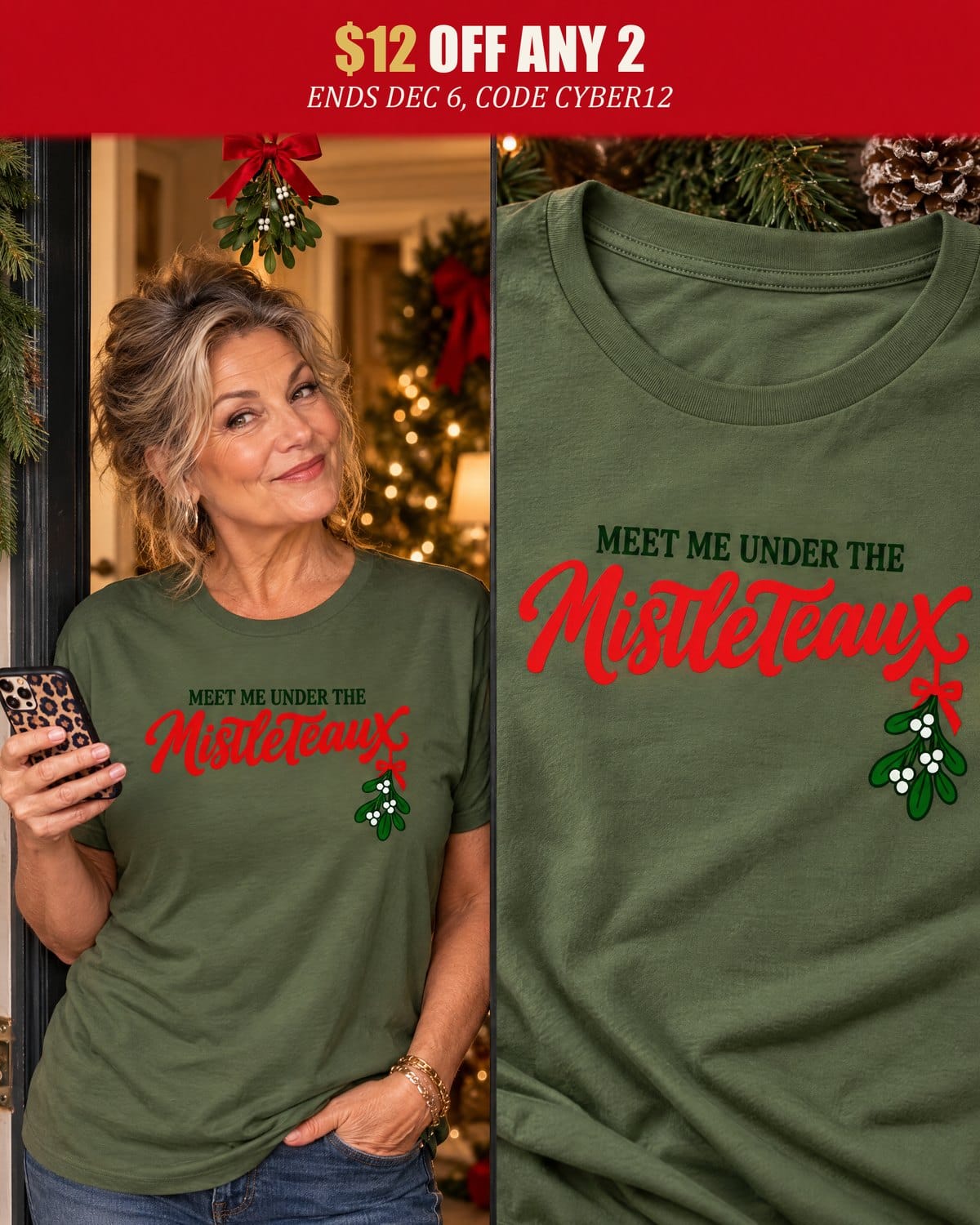 Cyber Week: $12 off any 2 shirts