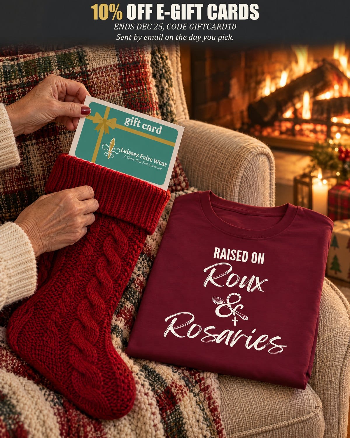 Laissez Faire Wear e-gift cards: 10% off with code GIFTCARD10