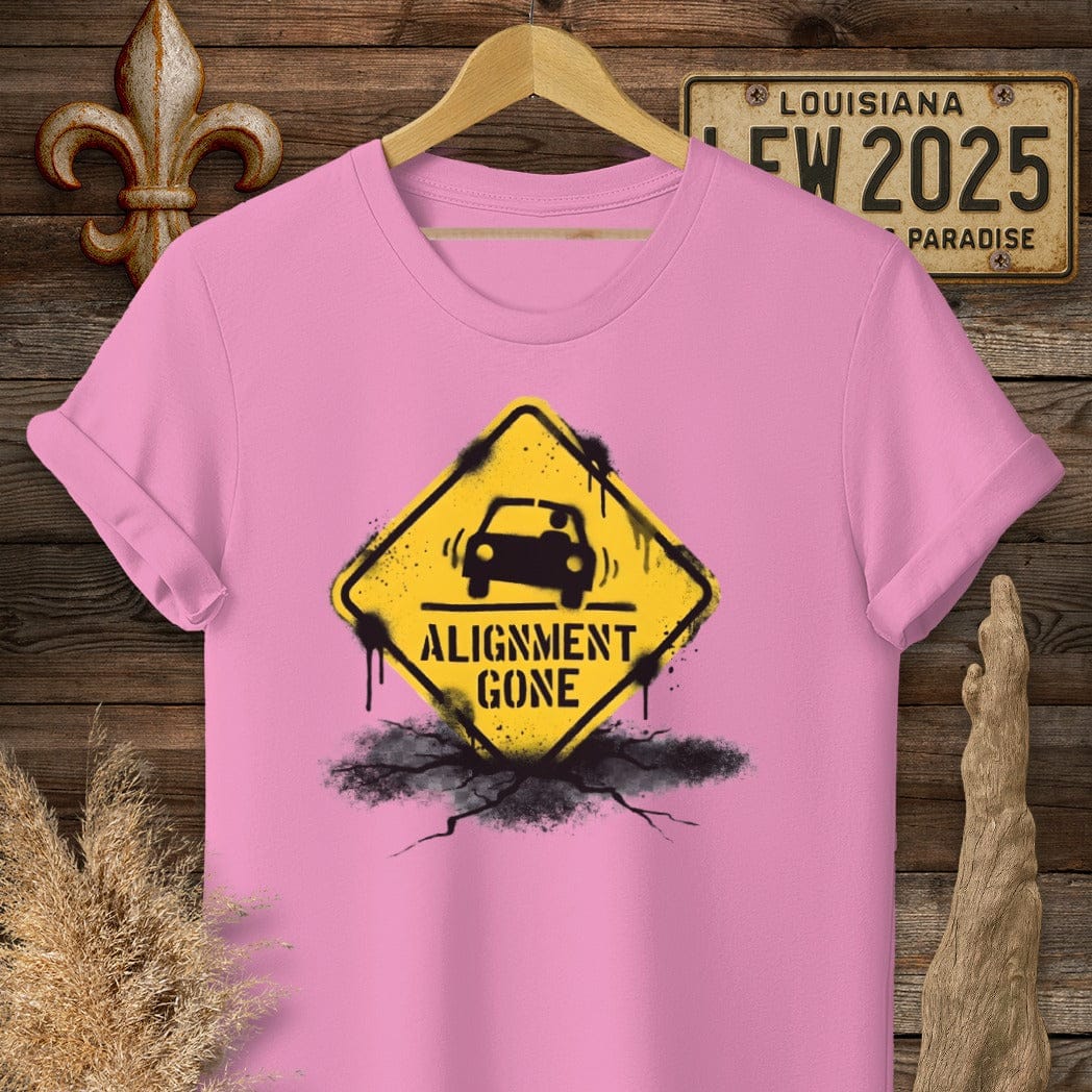 S / Azalea Louisiana Alignment Gone T-Shirt by Laissez Faire Wear