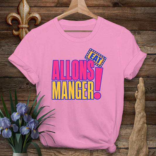 S / Azalea Louisiana Allons Manger! T-Shirt by Laissez Faire Wear