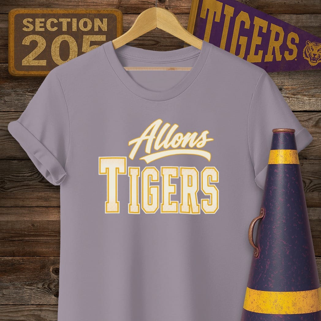 S / Paragon Louisiana Allons Tigers T-Shirt by Laissez Faire Wear
