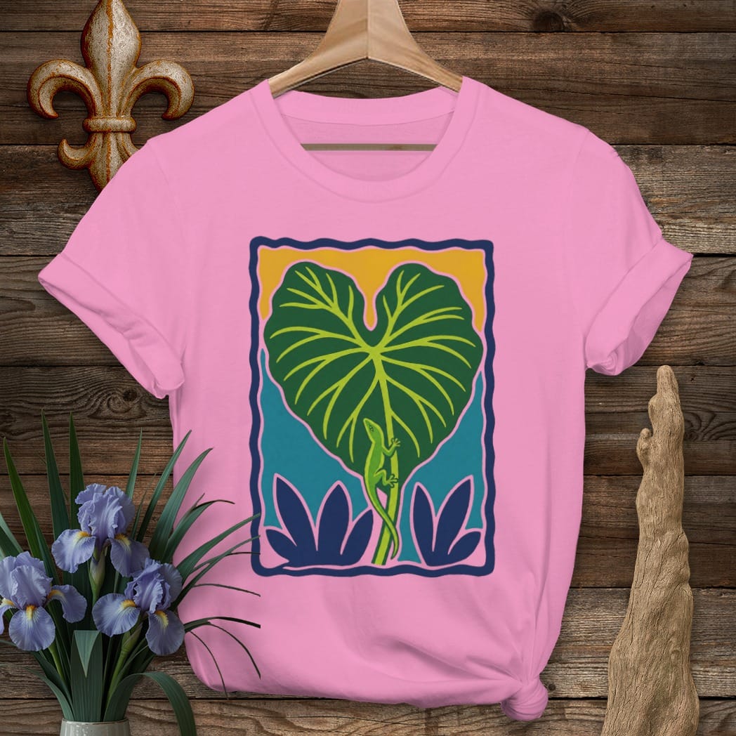S / Azalea Louisiana Backyard Jungle T-Shirt by Laissez Faire Wear