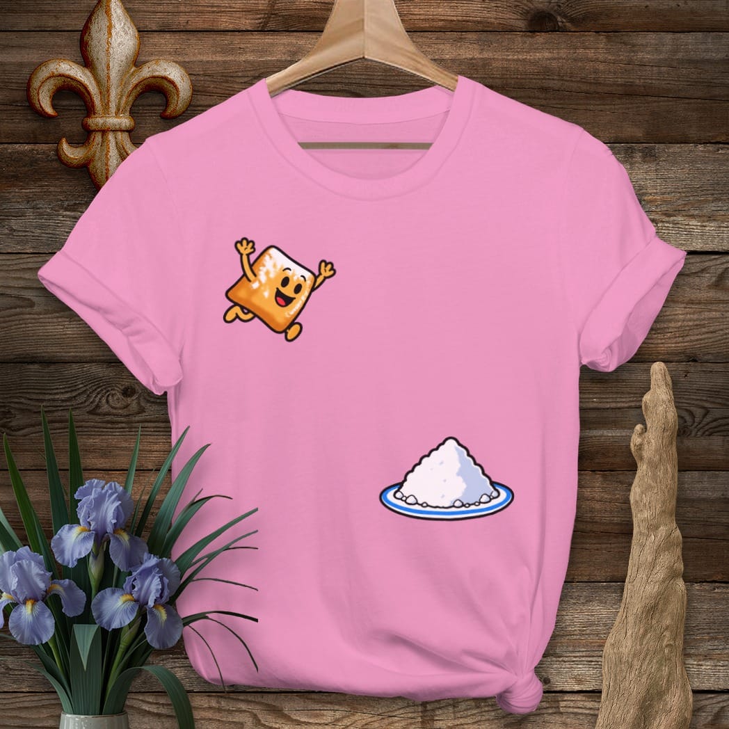 S / Azalea Louisiana Beignet Dive T-Shirt by Laissez Faire Wear