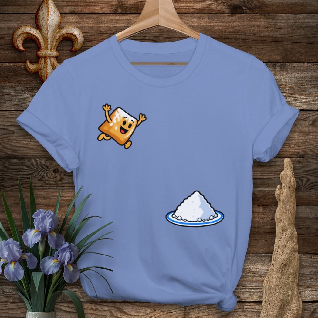 S / Iris Louisiana Beignet Dive T-Shirt by Laissez Faire Wear