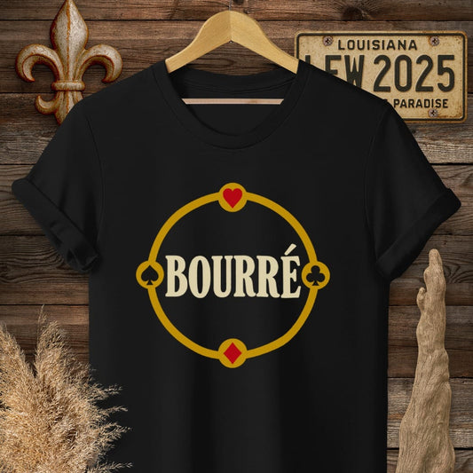 S / Black Louisiana Bourré T-Shirt by Laissez Faire Wear