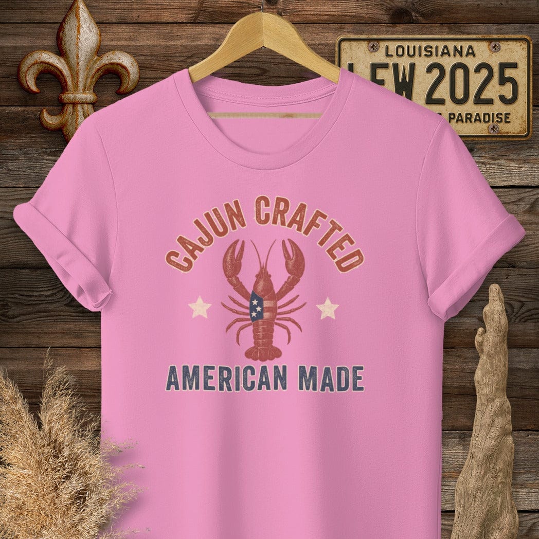 S / Azalea Louisiana Cajun Crafted, American Made Patriotic T-Shirt by Laissez Faire Wear