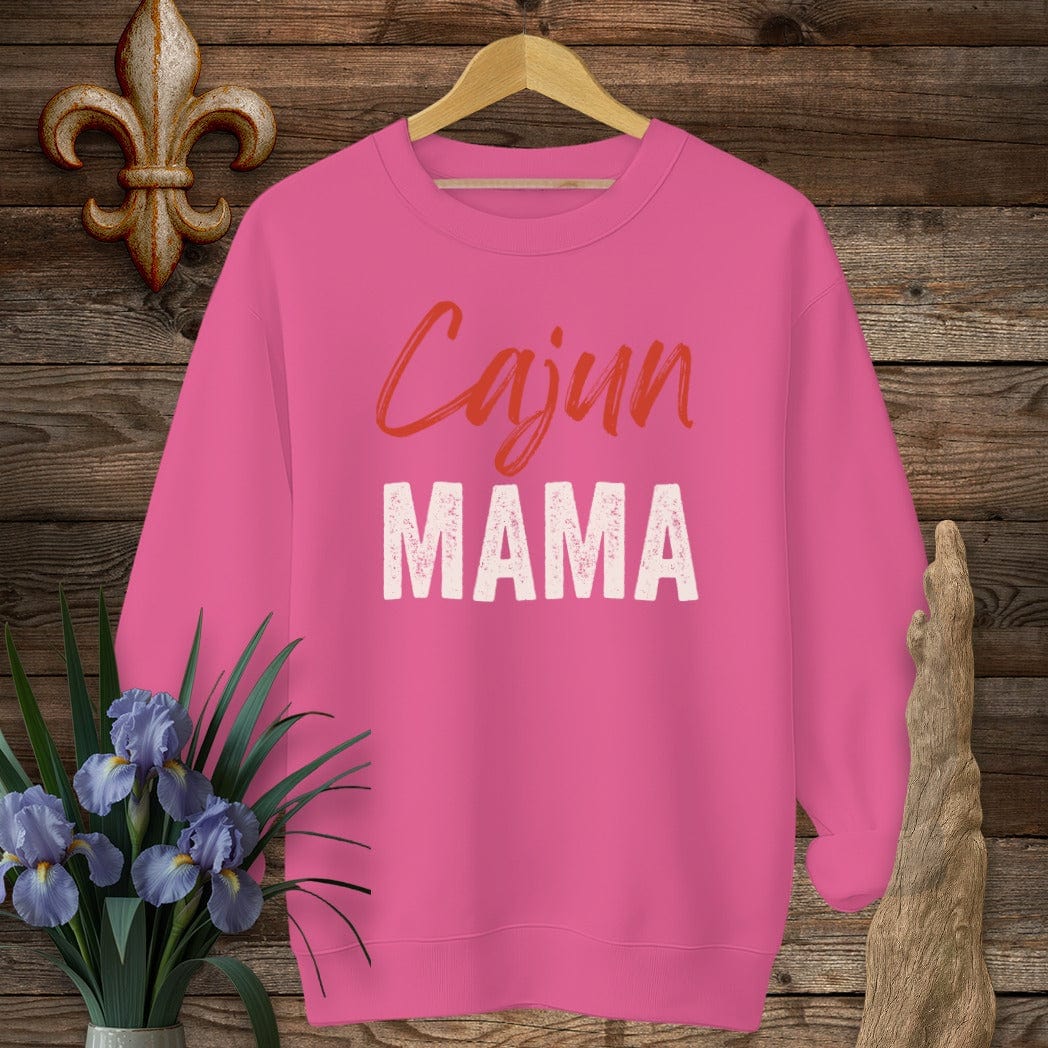 S / Heliconia Louisiana Cajun Mama Sweatshirt by Laissez Faire Wear